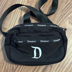 Disney Black Belt Bag with Logo